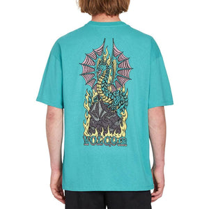 Volcom Alstone LSE Short Sleeve Tee (Temple Teal) S2AS