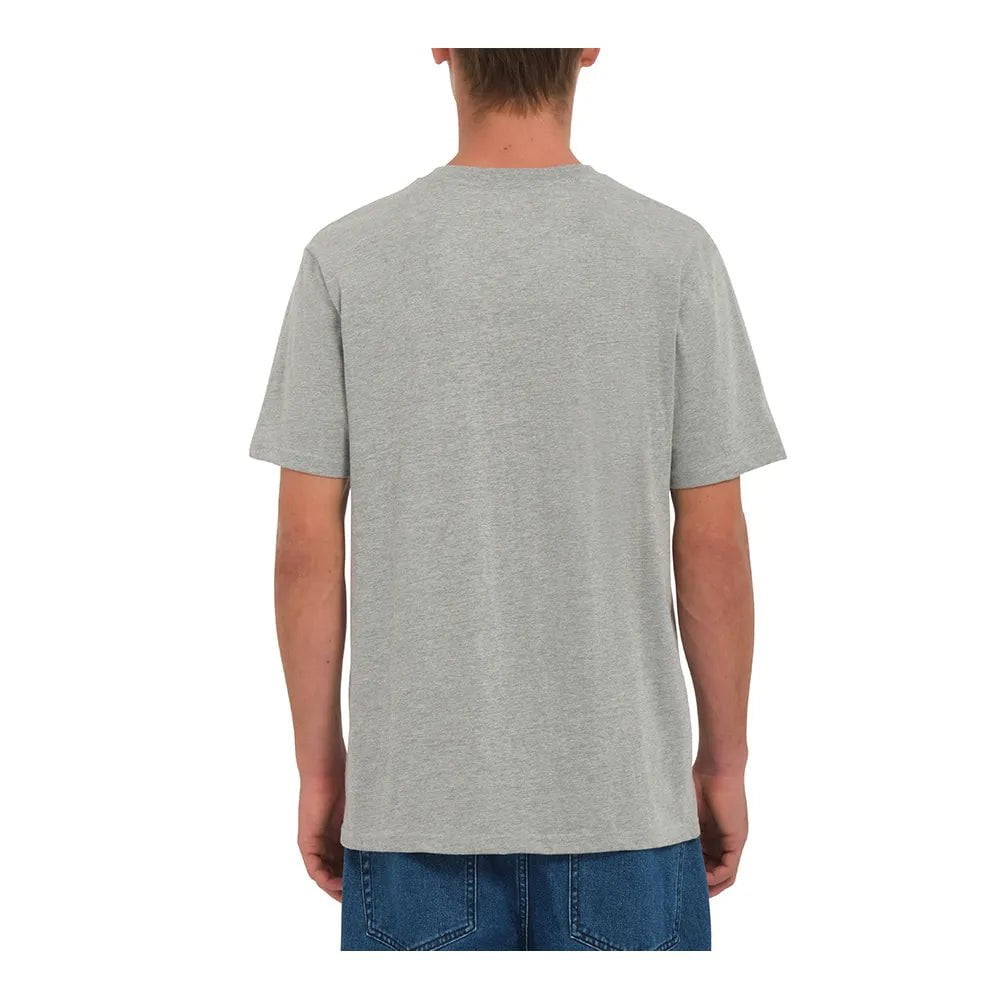Volcom OffShore Stone HTH Short Sleeve T- Shirt (Heather Grey) S2AS