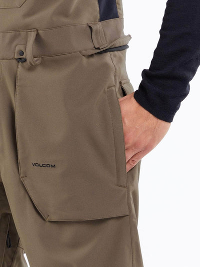 Volcom Roan Bib Men's Snow Pants (Brown) VOLCOM