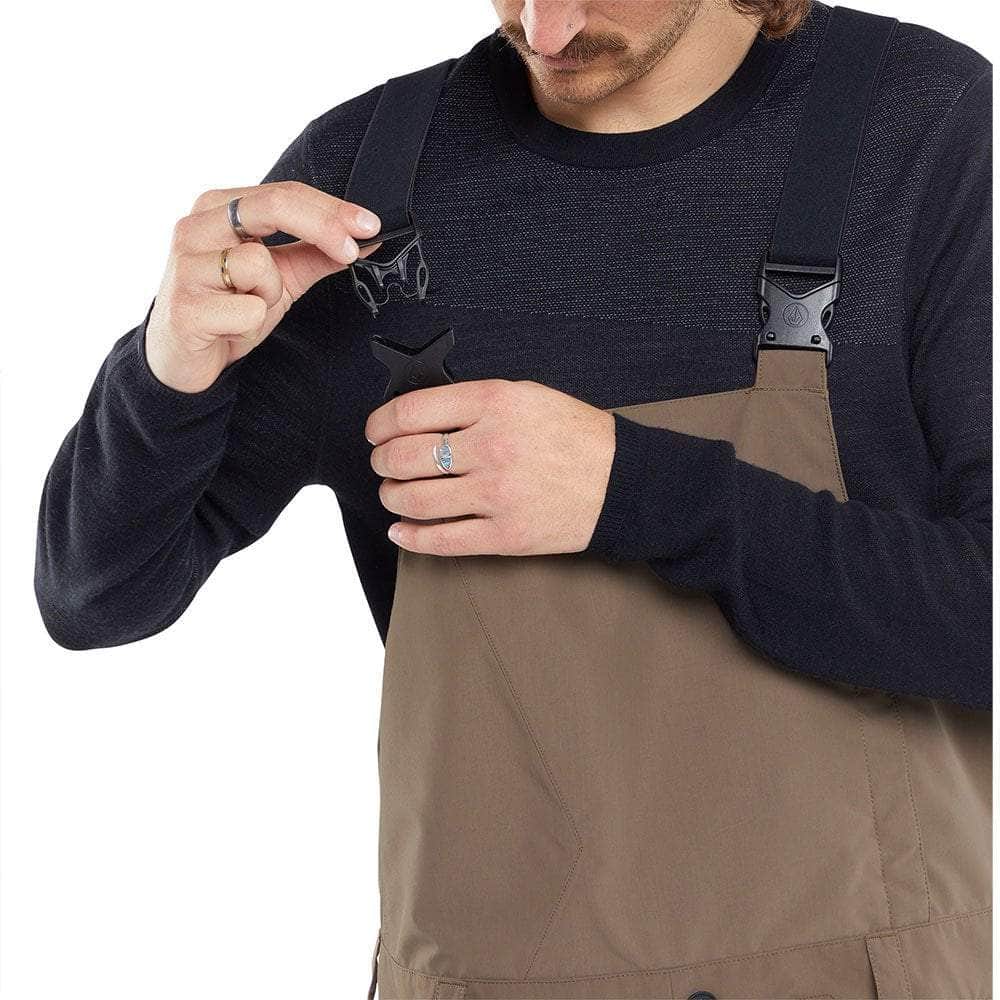 Volcom V.CO SPARTA BIB OVERALL (Brown) S2AS
