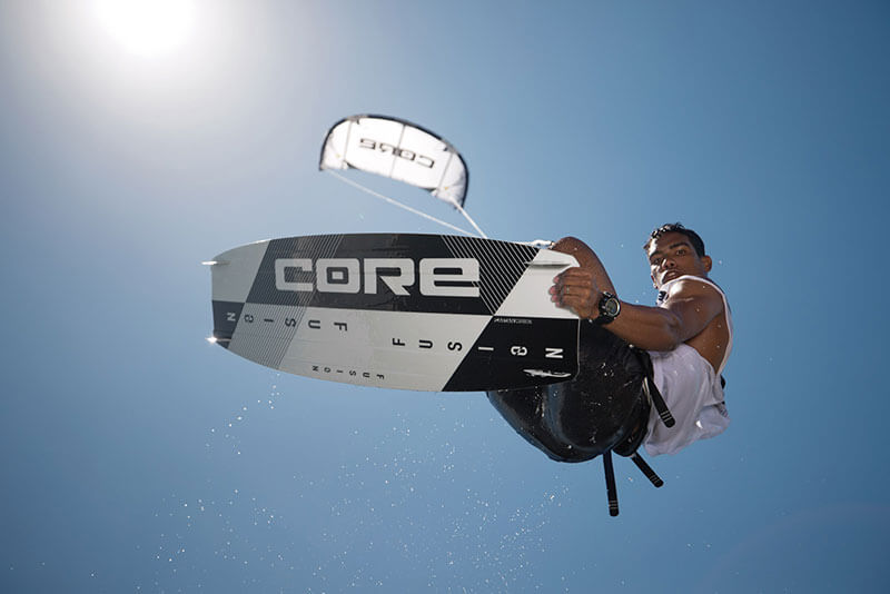kitesurfing