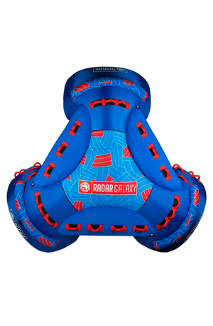 2027 Radar Galaxy 4 Person Towable Tube - Blue / Red