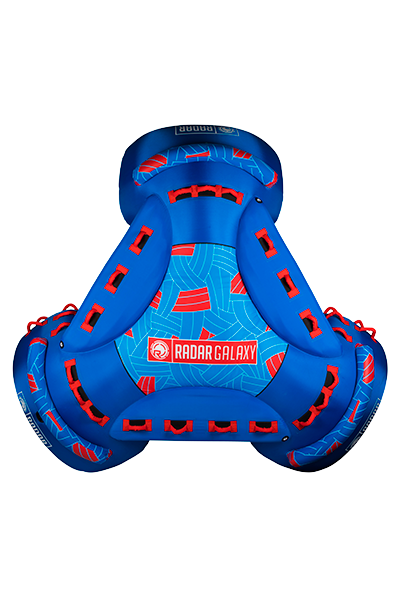 2027 Radar Galaxy 4 Person Towable Tube - Blue / Red