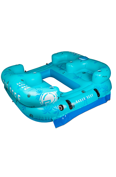 2027 Radar Reef Lounge 4 Person Float - Blue Palms