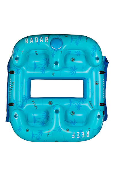 2027 Radar Reef Lounge 4 Person Float - Blue Palms
