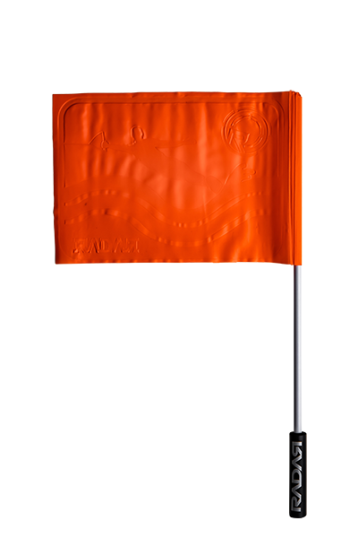 2027 Radar Skier Down Flag