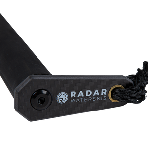 2027 Radar Carbon BarLock 13in Waterski Handle - Carbon / Black