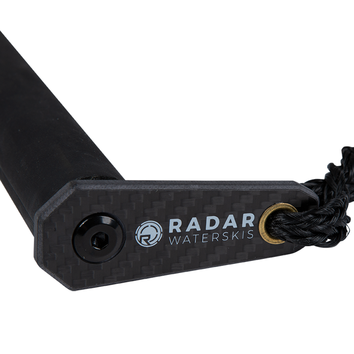 2027 Radar Carbon BarLock 13in Waterski Handle - Carbon / Black