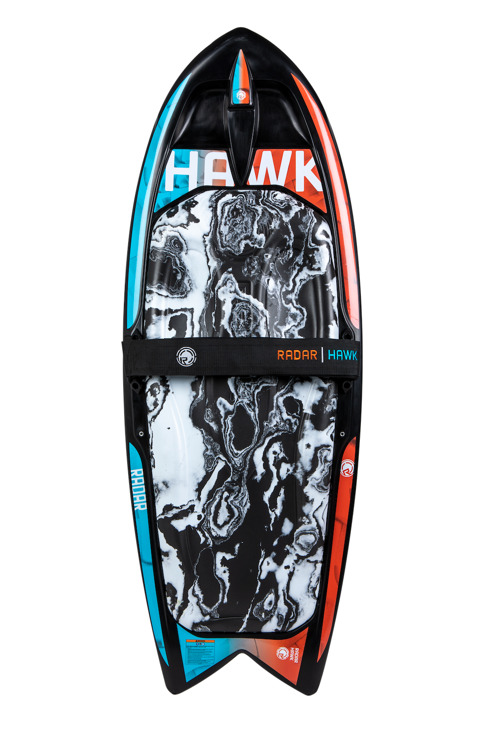 2027 Radar Hawk Kneeboard - Caffeinated Orange / Mint