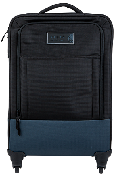 2027 Radar Flight 4-Wheel Carry-On Luggage 40L - Black / Blue