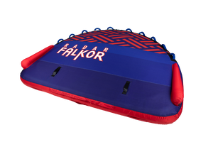 2027 Radar Falkor Marshmallow Top 4 Person Towable Tube - Blue / Red