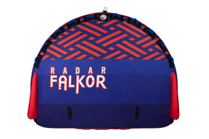 2027 Radar Falkor Marshmallow Top 4 Person Towable Tube - Blue / Red