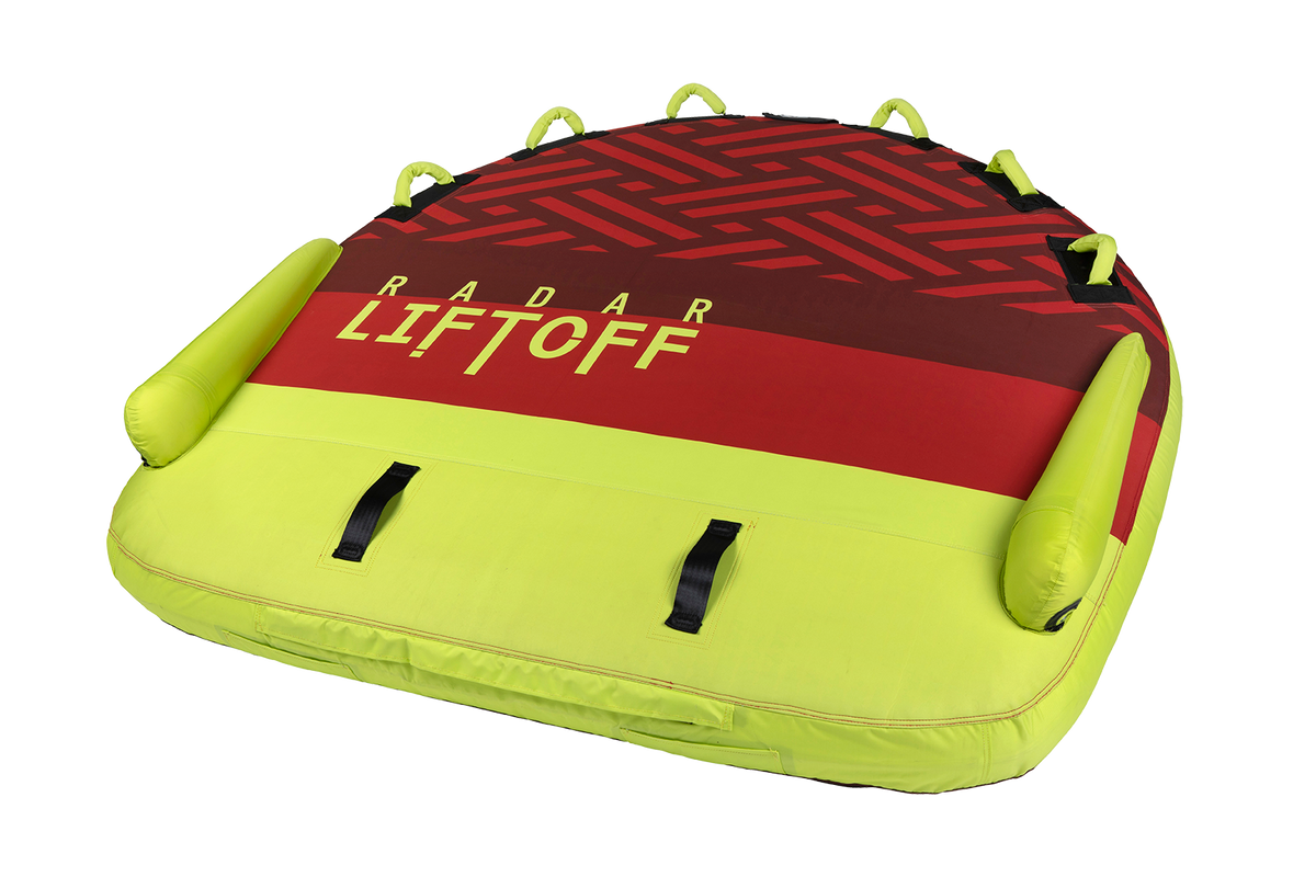 2027 Radar Liftoff Marshmallow Top 3 Person Towable Tube - Red / Yellow