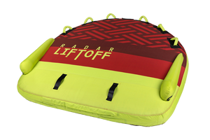 2027 Radar Liftoff Marshmallow Top 3 Person Towable Tube - Red / Yellow