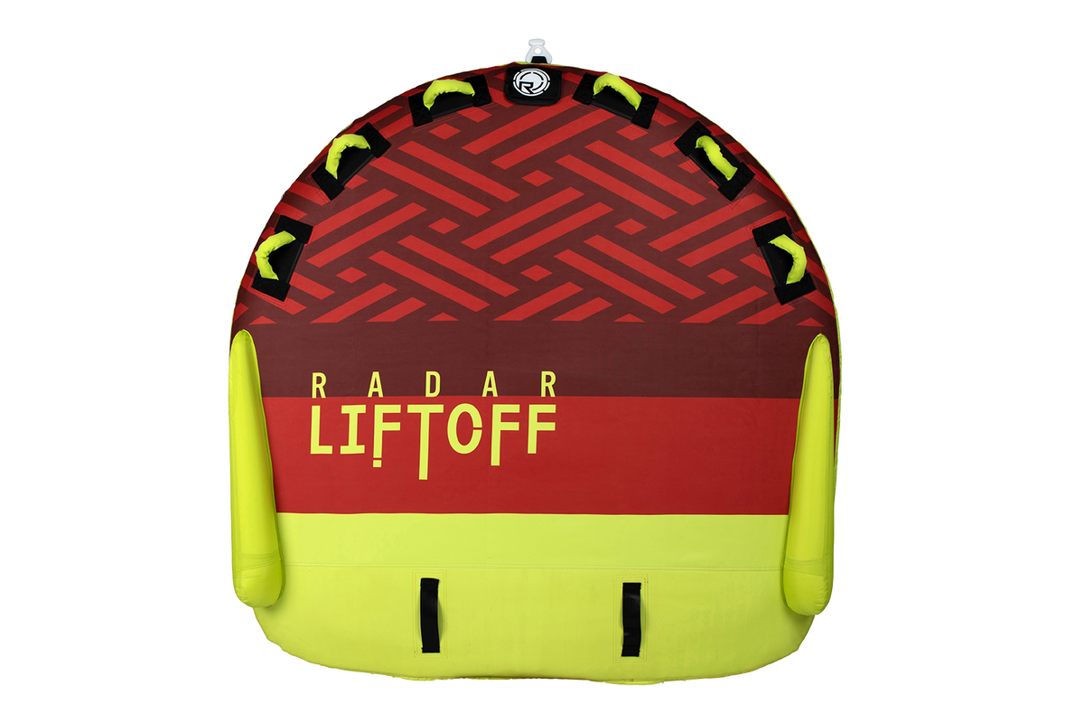2027 Radar Liftoff Marshmallow Top 3 Person Towable Tube - Red / Yellow