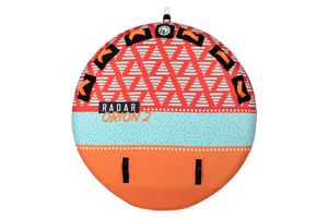 2027 Radar Orion 2 Marshmallow Top 2 Person Towable Tube - Orange Glow