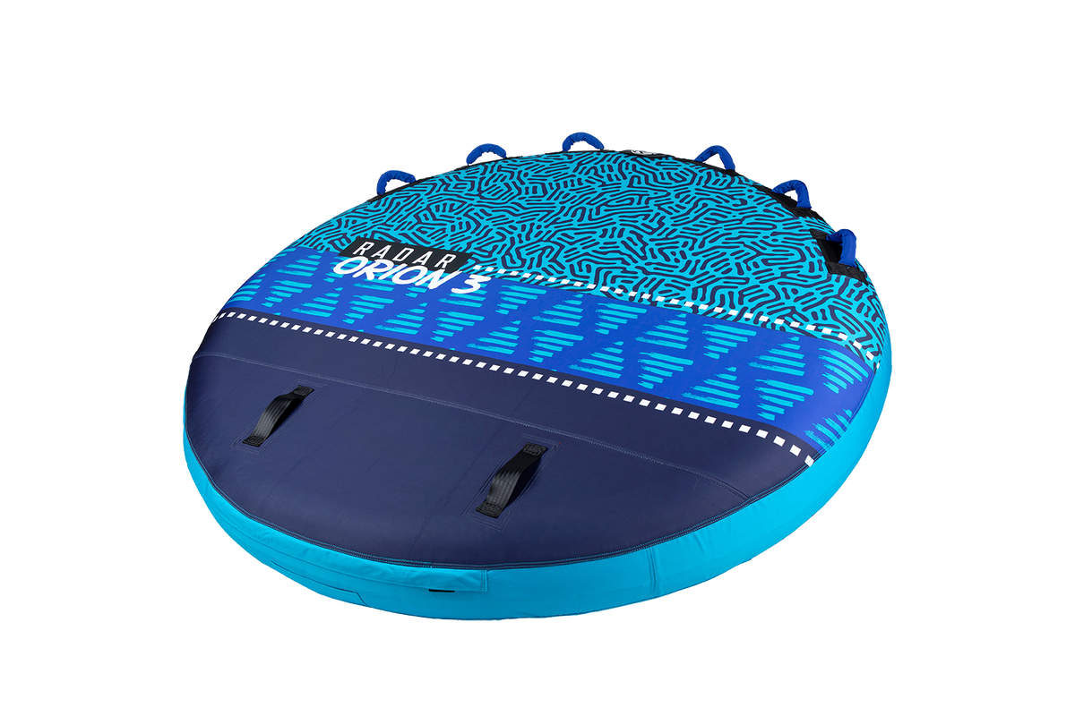 2027 Radar Orion 3 Marshmallow Top 3 Person Towable Tube - True Blue