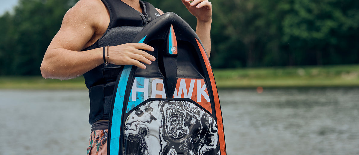 2027 Radar Hawk Kneeboard - Caffeinated Orange / Mint