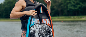 2027 Radar Hawk Kneeboard - Caffeinated Orange / Mint