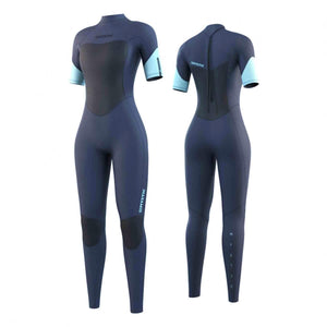 2024 Mystic Brand 3/2mm Women's Back-Zip Shortarm Wetsuit S2AS