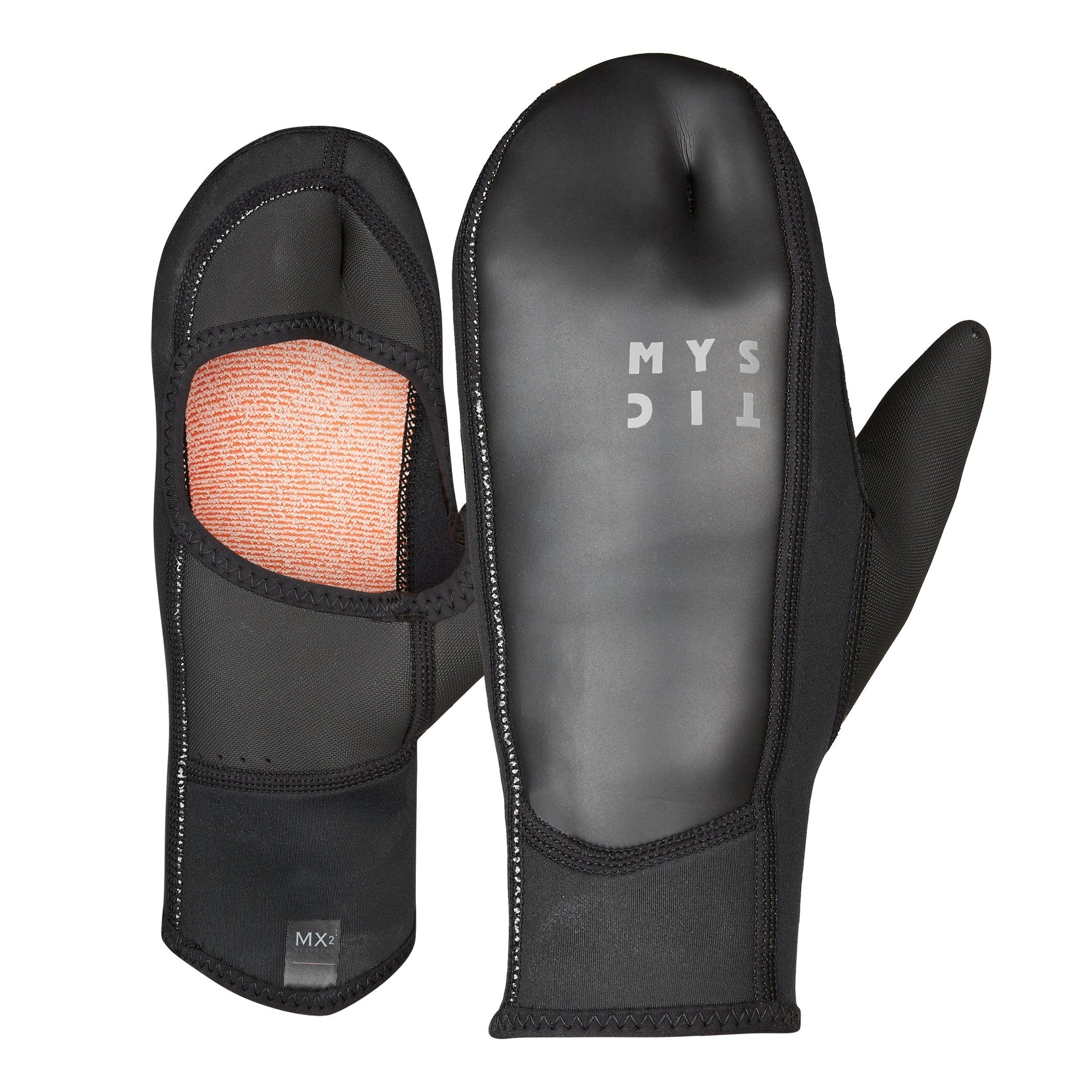 2024 Mystic Ease Glove 2mm Open Palm (Black) S2AS
