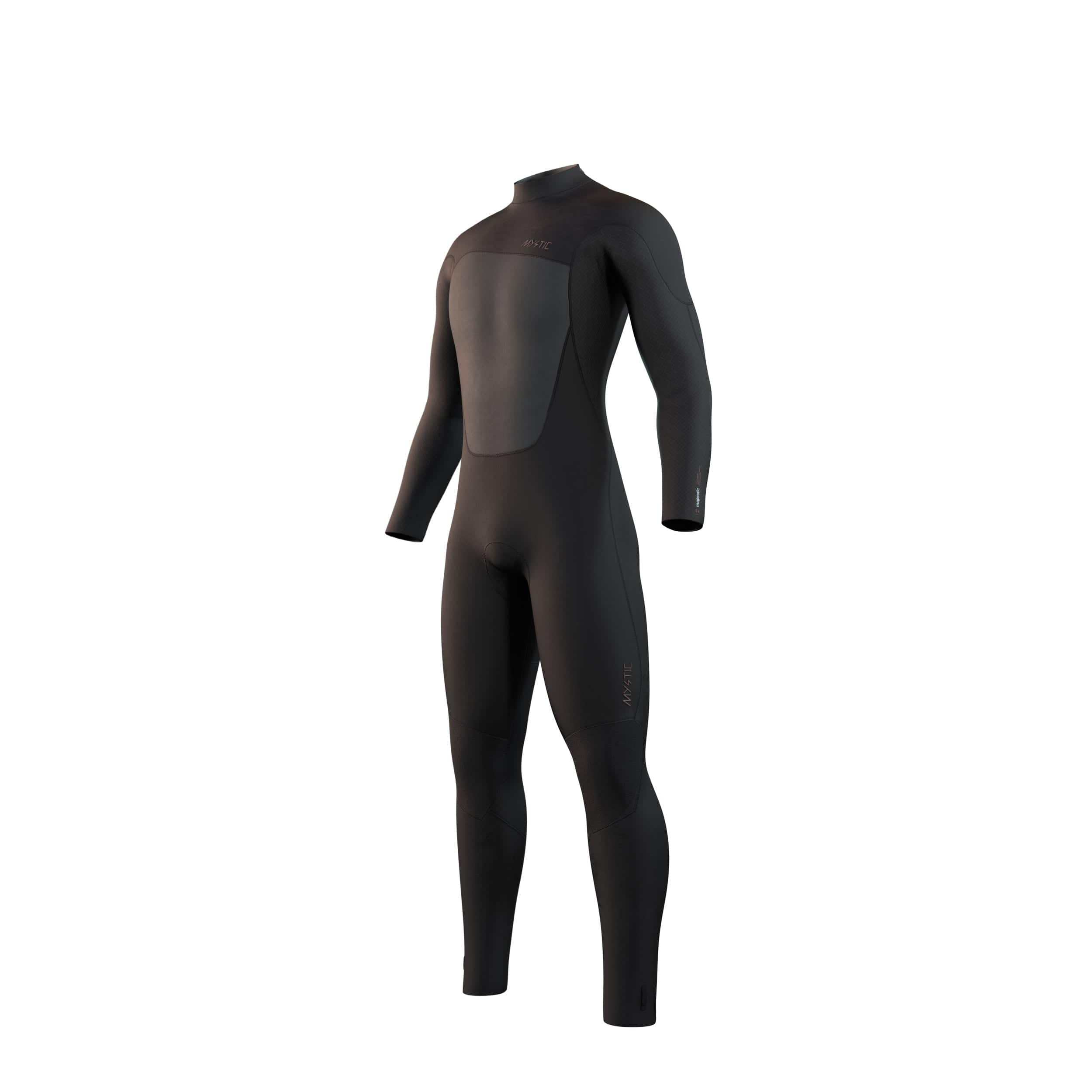 2024 Mystic Majestic 4/3mm Back Zip Men's Wetsuit (Black) S2AS