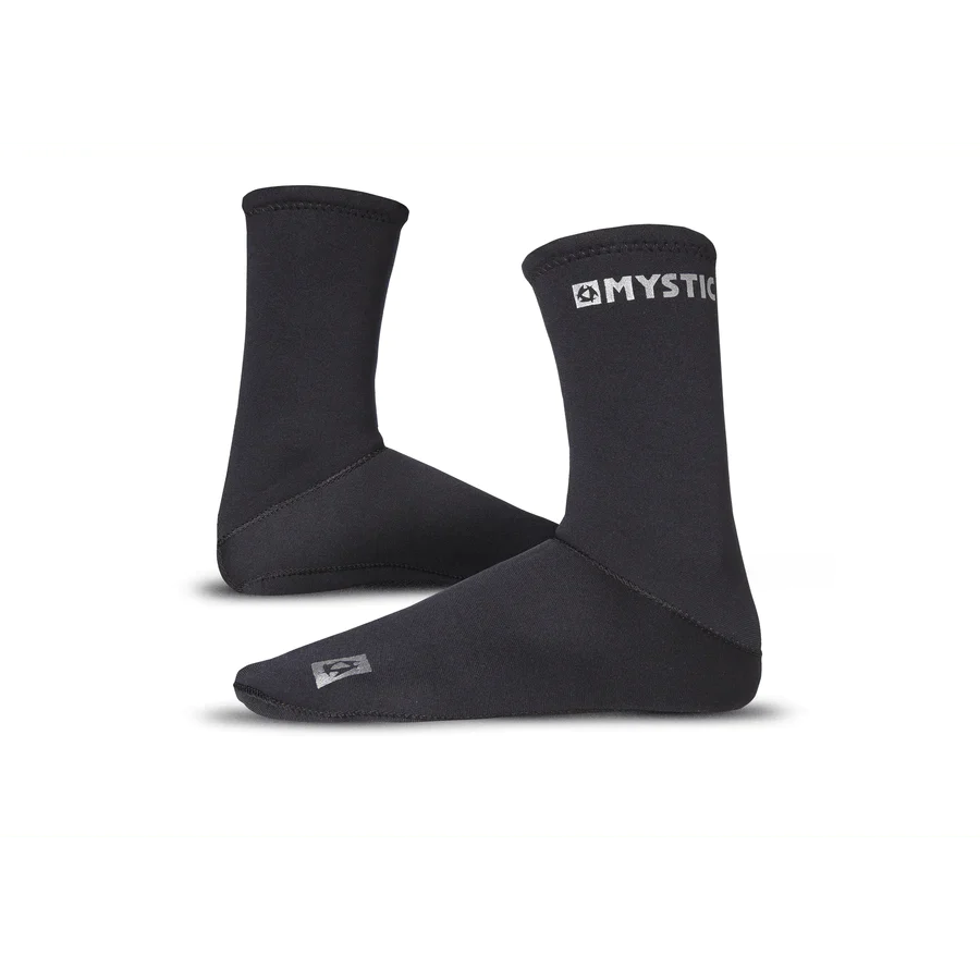 2023 Mystic Socks Neoprene Semi Dry (Black) S2AS