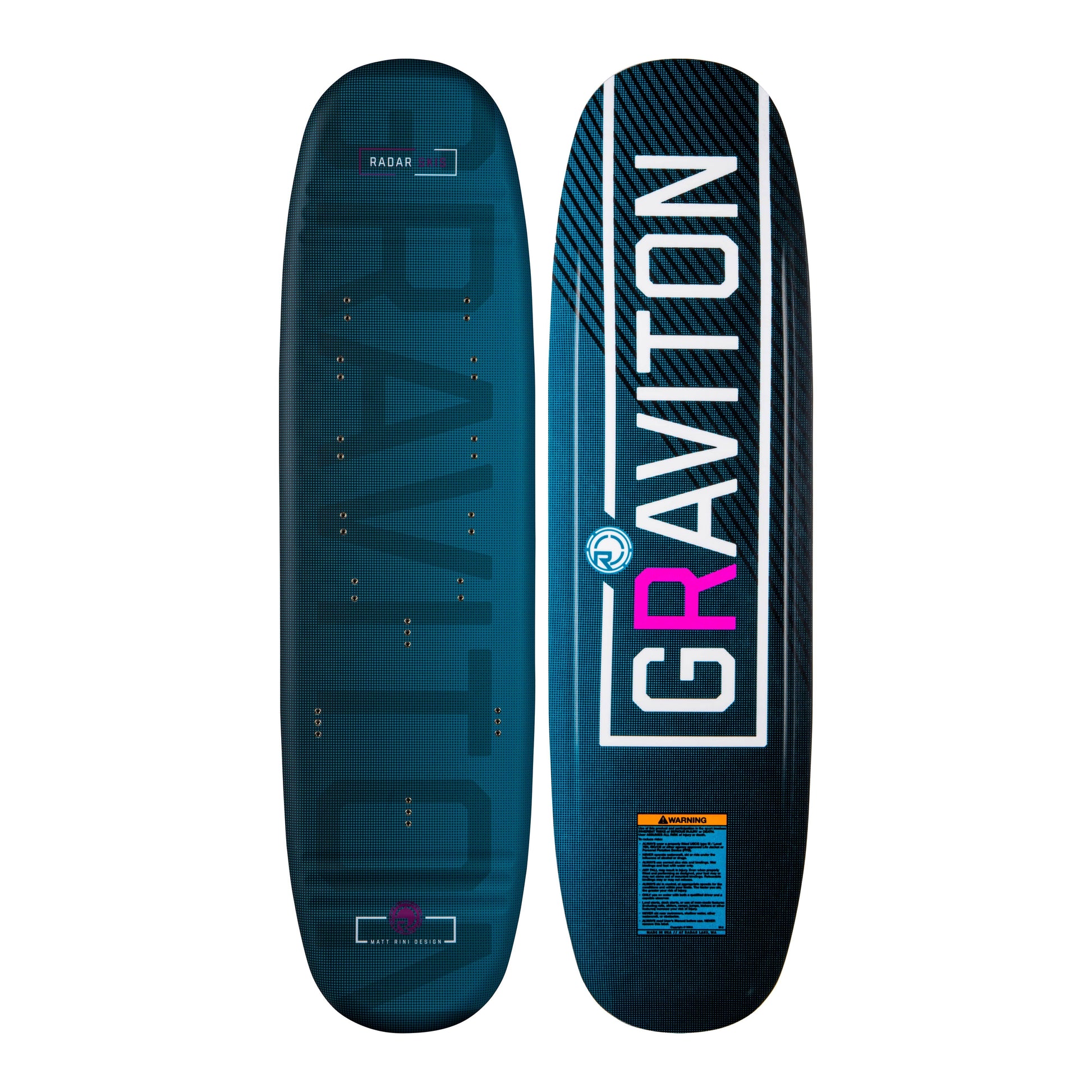 2023 Radar Graviton Trick Ski Waterski (Textreme/Steel Blue) S2AS
