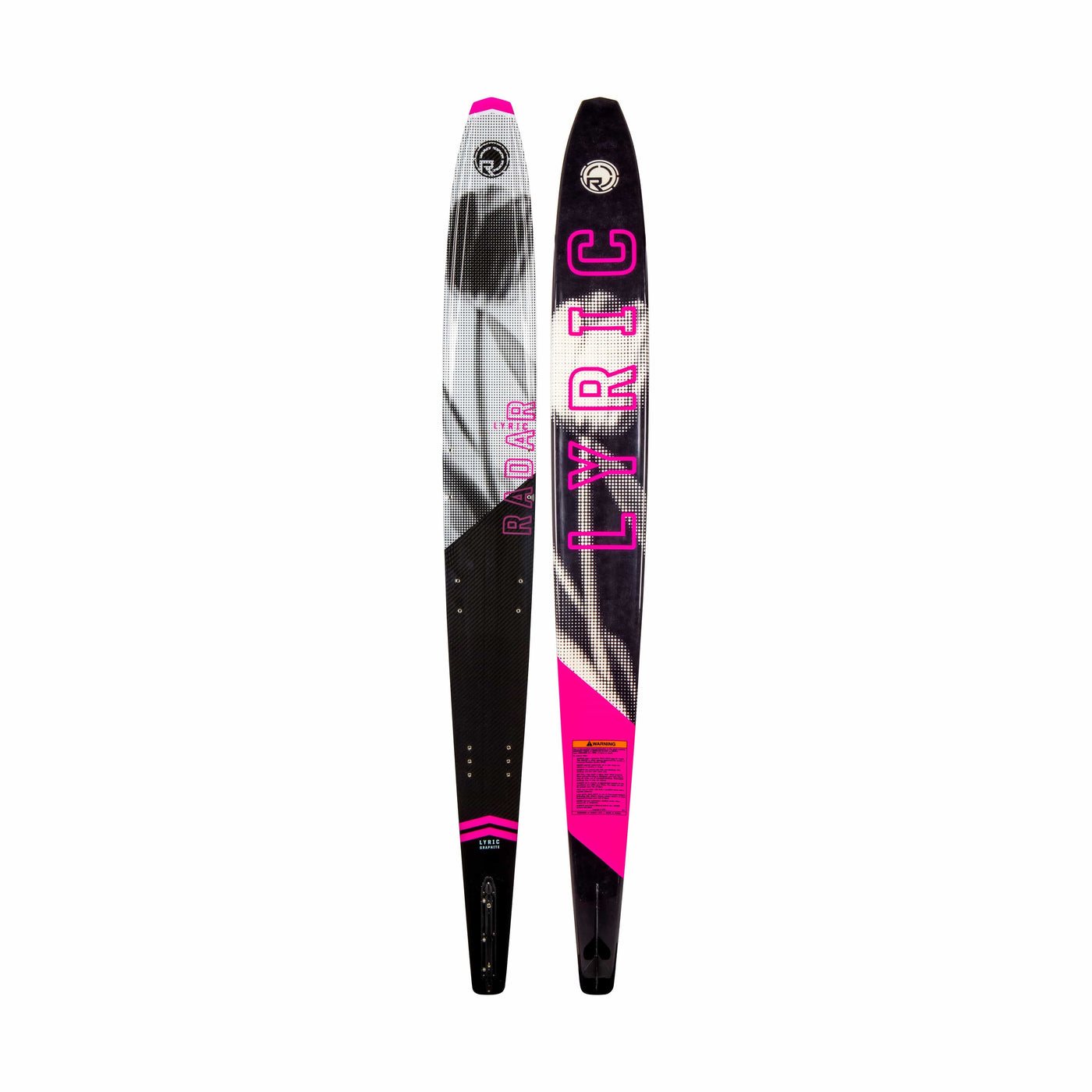 2023 Radar Lyric Graphite Waterski (Carbon Black/Rhodamine) S2AS