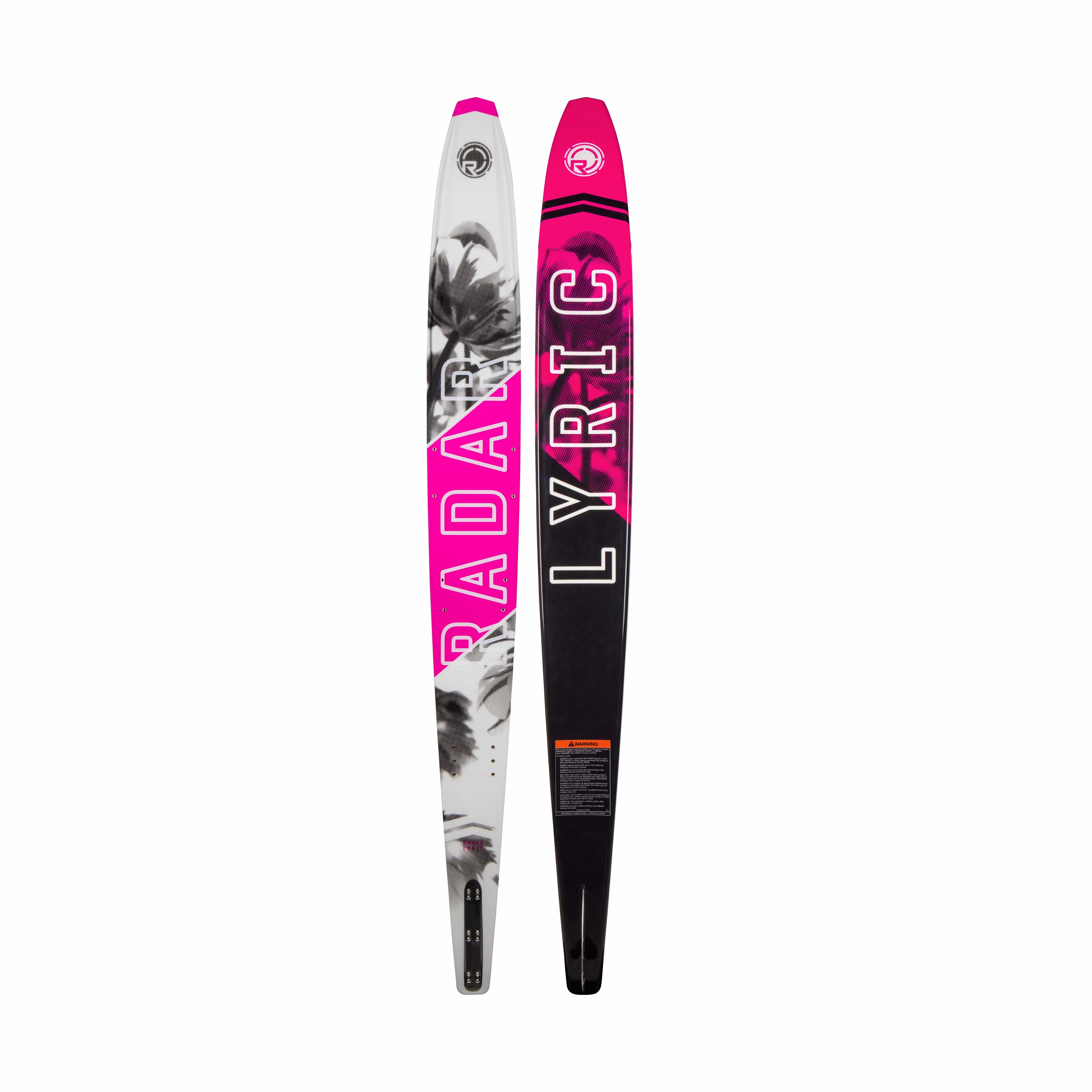 2023 Radar Lyric Waterski (White/Rhodamine) Surface2Air Sports