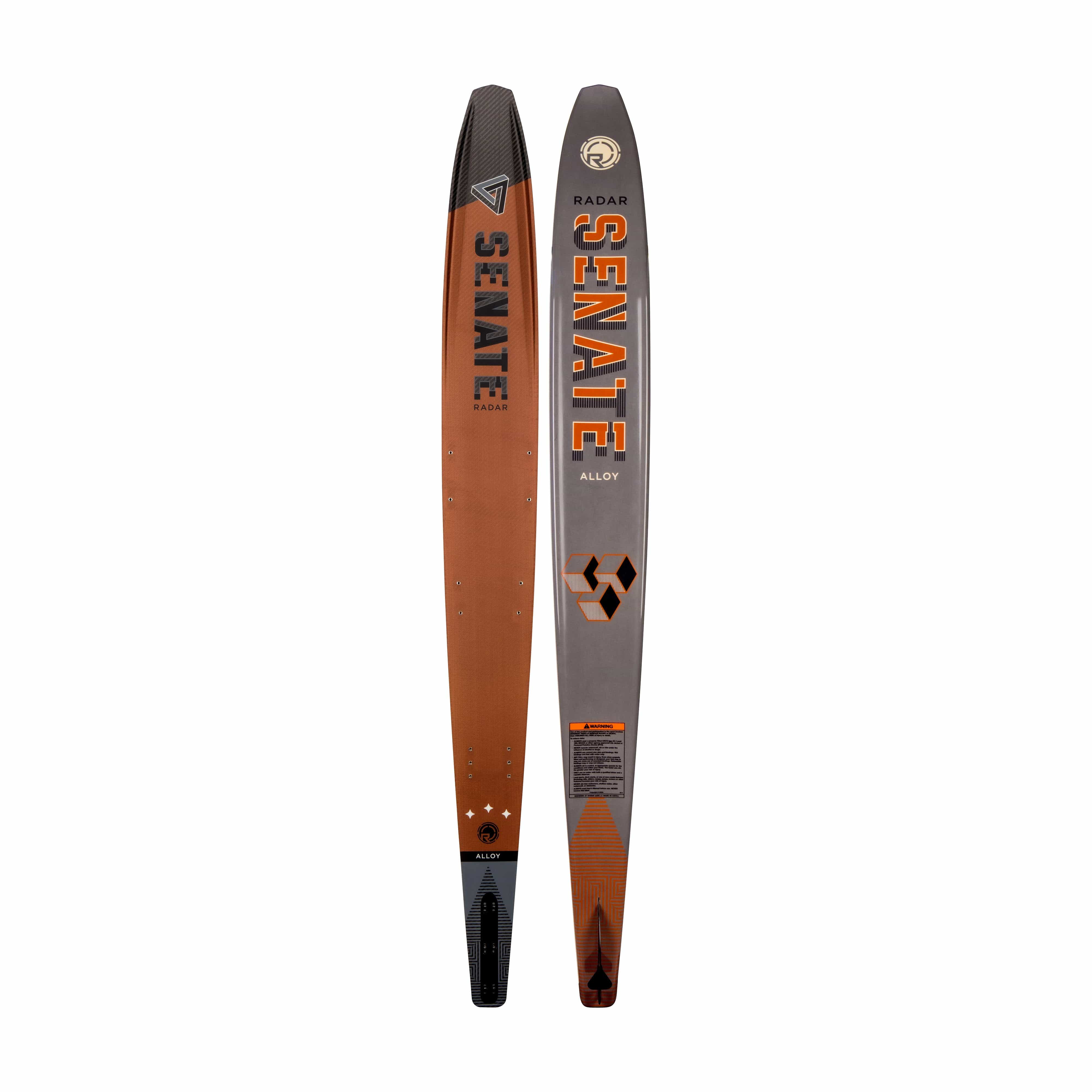 2023 Radar Senate Alloy Waterski ( Rust/Slate) S2AS