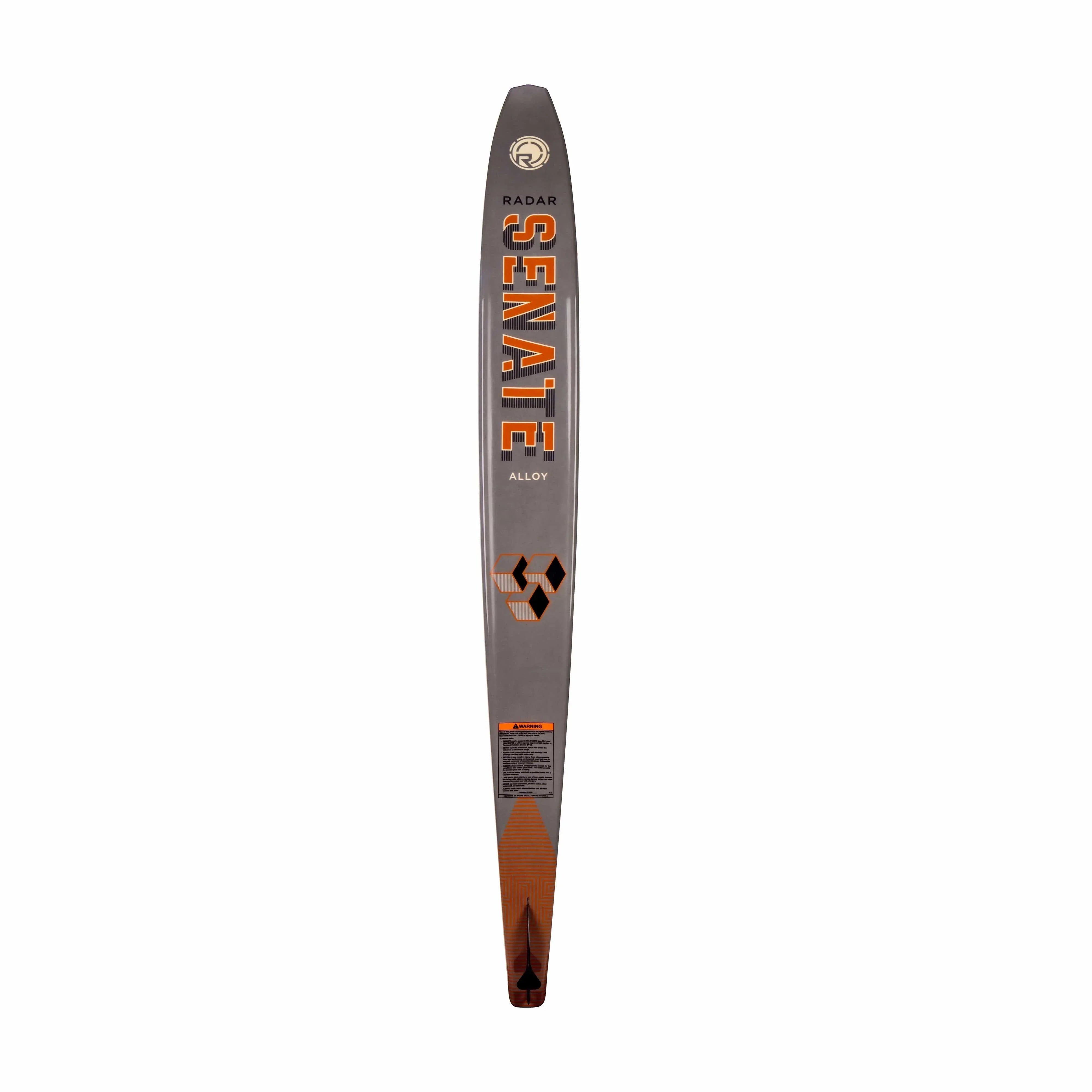 2023 Radar Senate Alloy Waterski ( Rust/Slate) S2AS