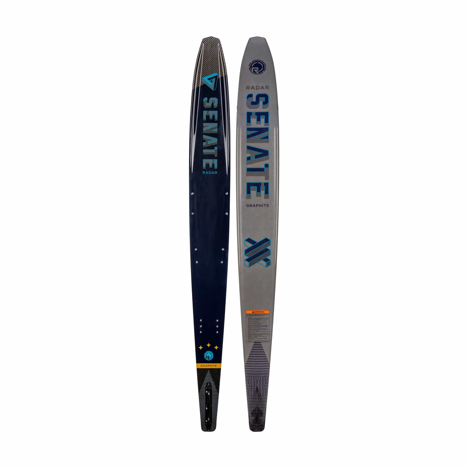2023 Radar Senate Graphite Waterski (Navy/Gun Metal/Carbon) S2AS