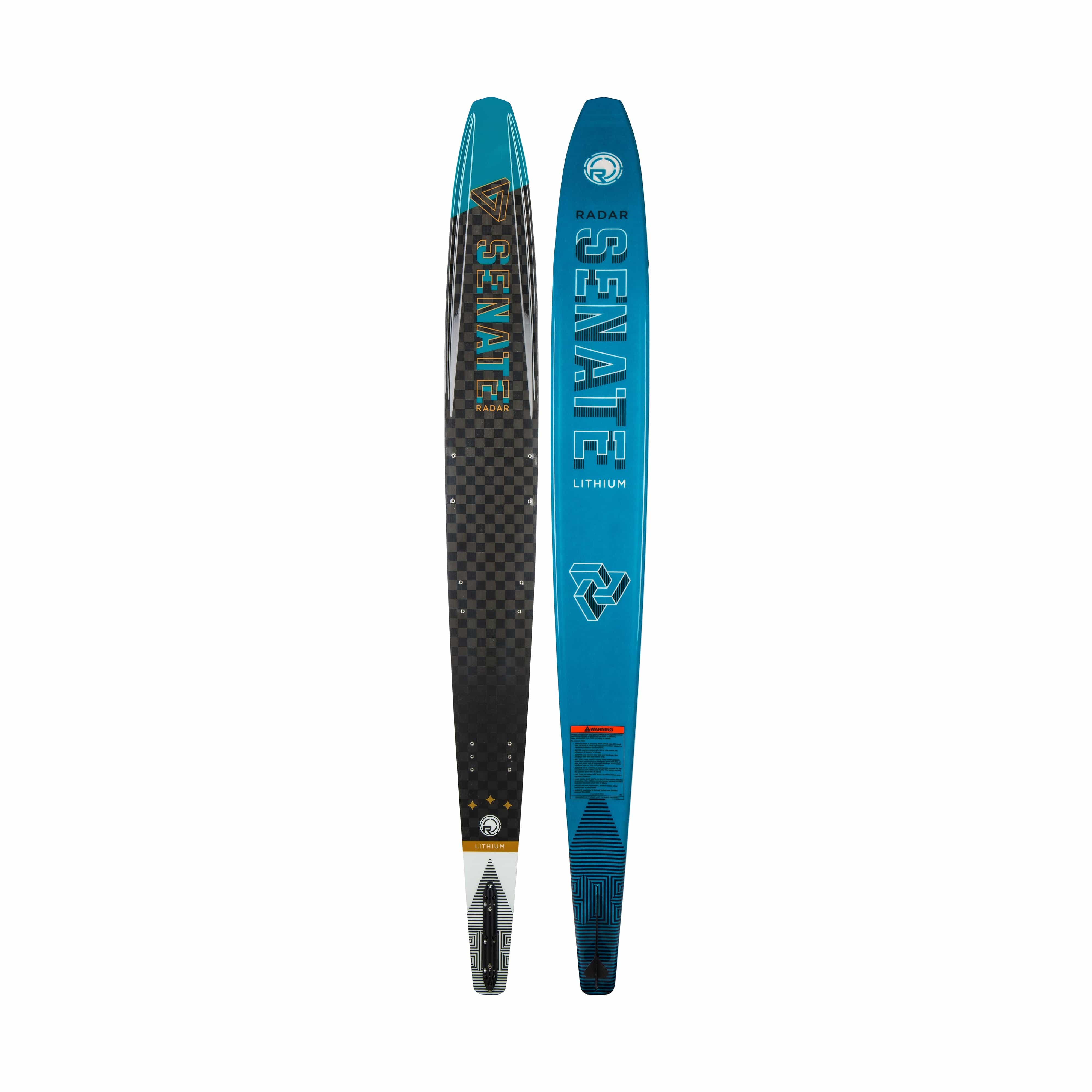 2023 Radar Senate Lithium Waterski (Carbon/Reef Blue) S2AS