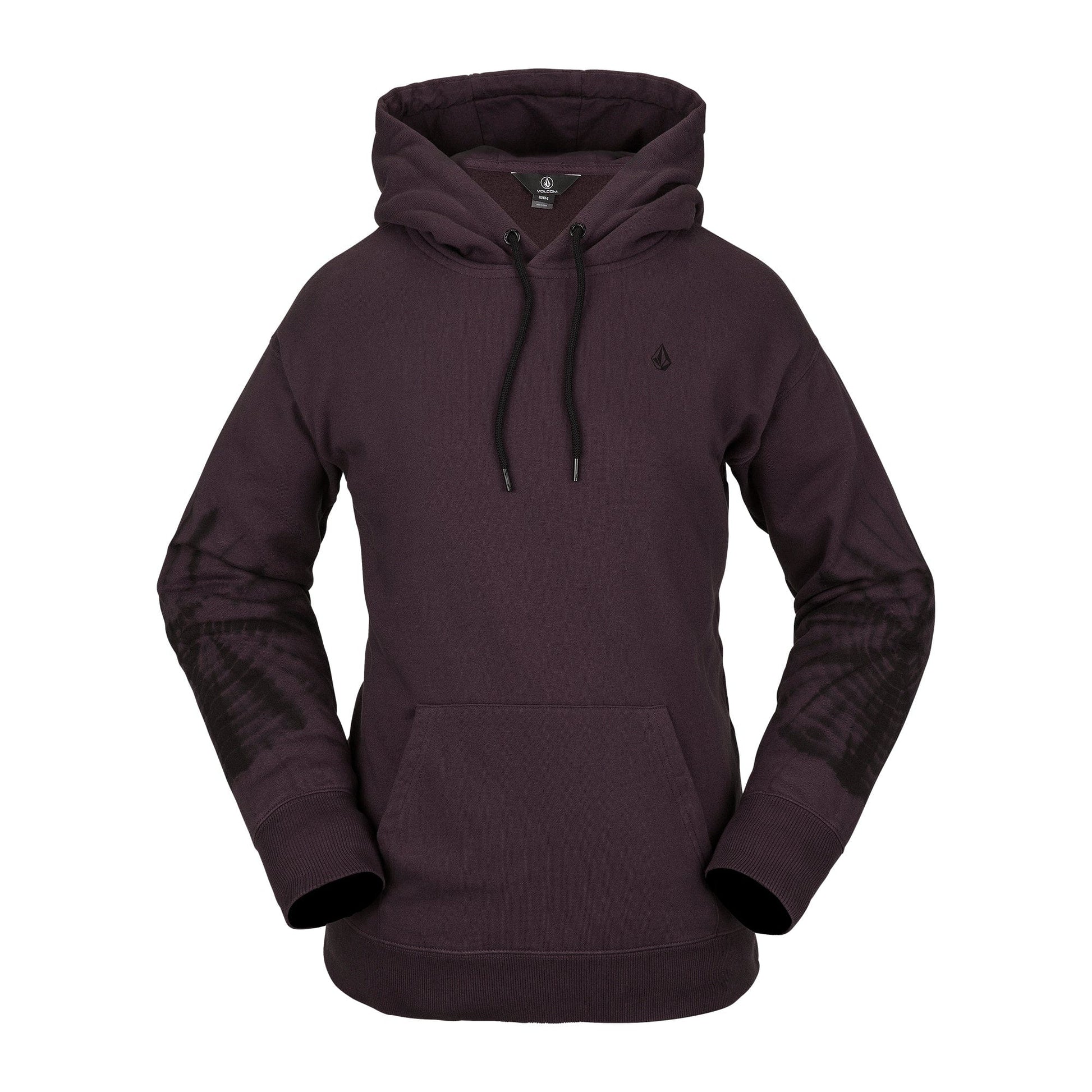 2023 Volcom Costus Women's Fleece Pullover (Black Plum) S2AS