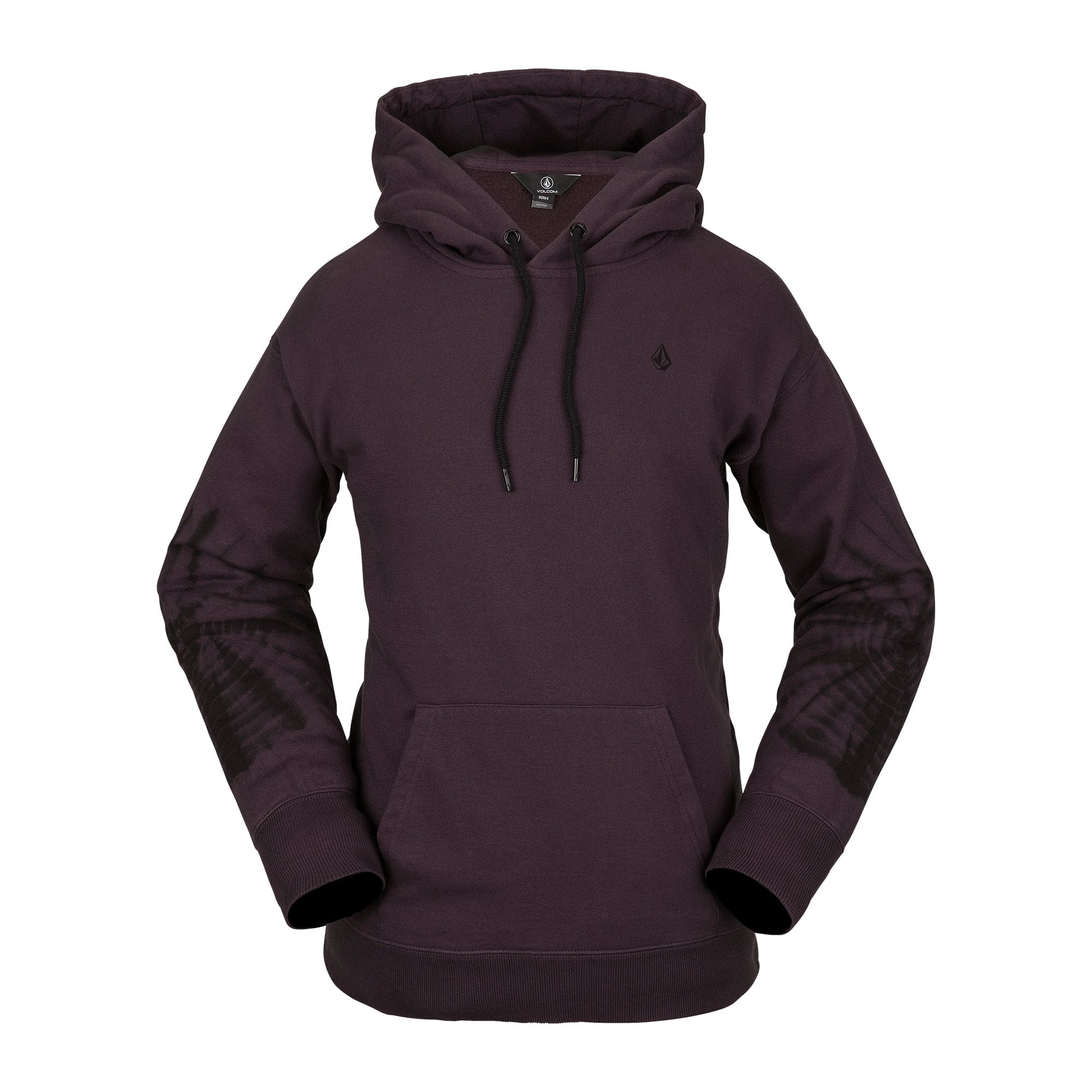 2023 Volcom Costus Women's Fleece Pullover (Black Plum) S2AS