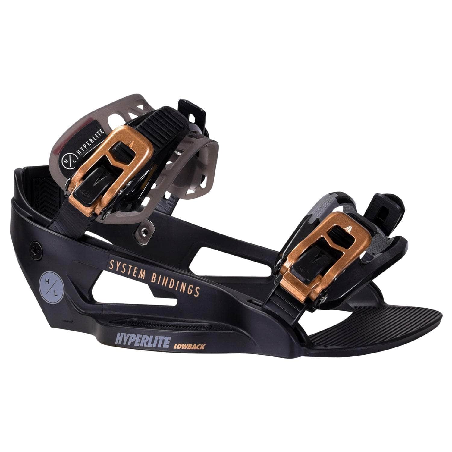 2025 Hyperlite System Lowback Chassis Wakeboard Bindings S2AS