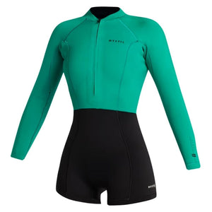 2024 Mystic Lunar Women's Longarm Shorty 2/2mm Fzip S2AS
