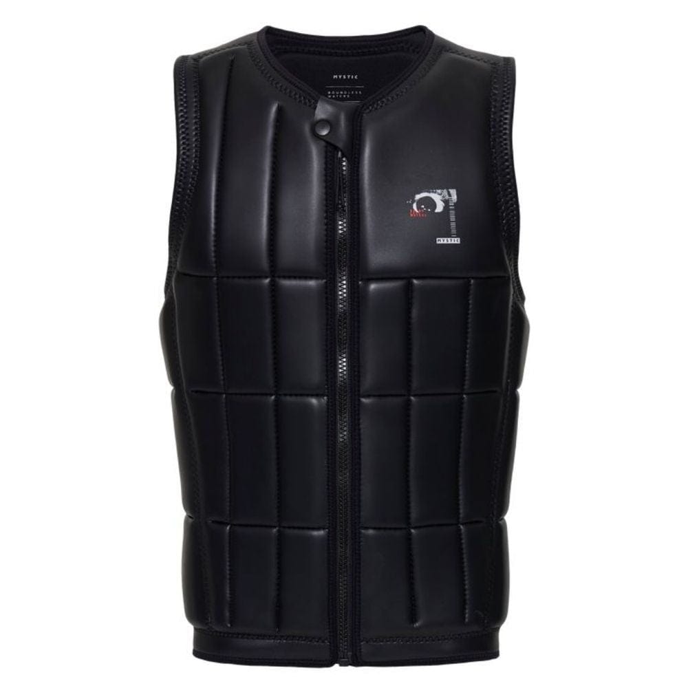 2024 Mystic Anarchy Men's Impact Vest Fzip Wake Black S2AS