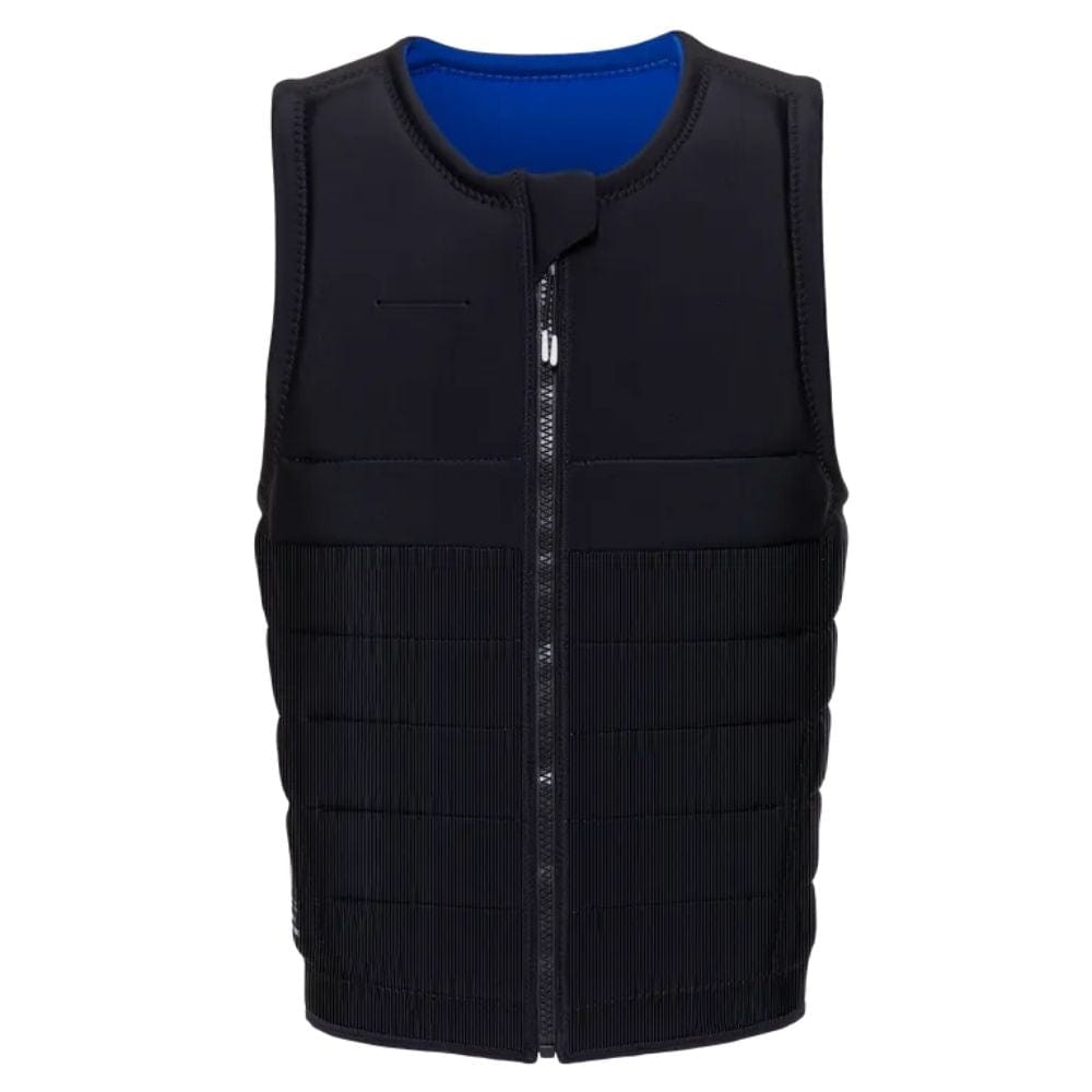 2024 Mystic Mayhem Men's Impact Vest Fzip Wake Black/Blue S2AS