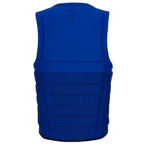 2024 Mystic Mayhem Men's Impact Vest Fzip Wake Black/Blue S2AS