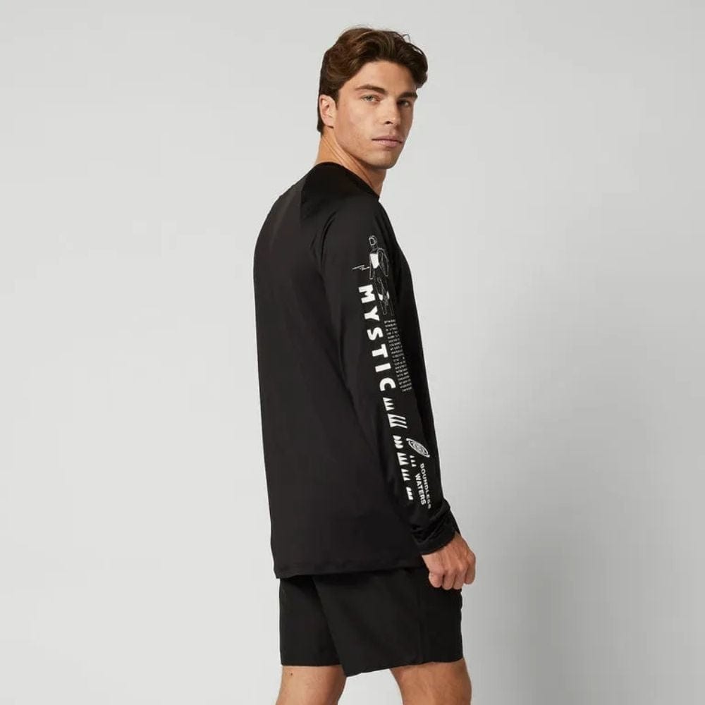 2024 Mystic Tactic Men's L/S Loosefit Quickdry Black S2AS