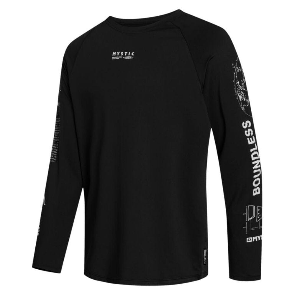 2024 Mystic Tactic Men's L/S Loosefit Quickdry Black S2AS