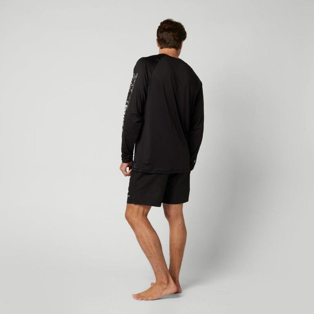 2024 Mystic Tactic Men's L/S Loosefit Quickdry Black S2AS
