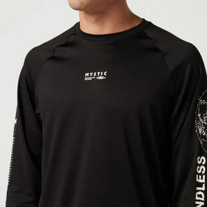 2024 Mystic Tactic Men's L/S Loosefit Quickdry Black S2AS