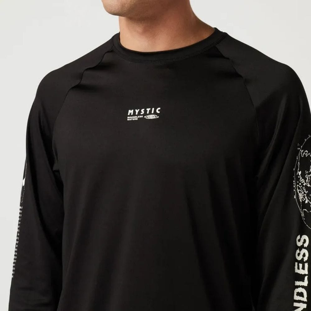 2024 Mystic Tactic Men's L/S Loosefit Quickdry Black S2AS