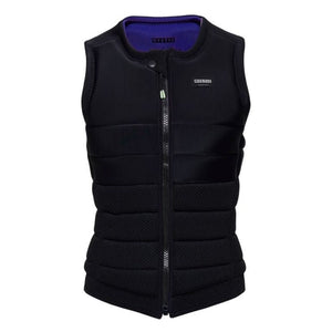 2024 Mystic Zodiac Women's Impact Vest Fzip Wake Black/Purple S2AS