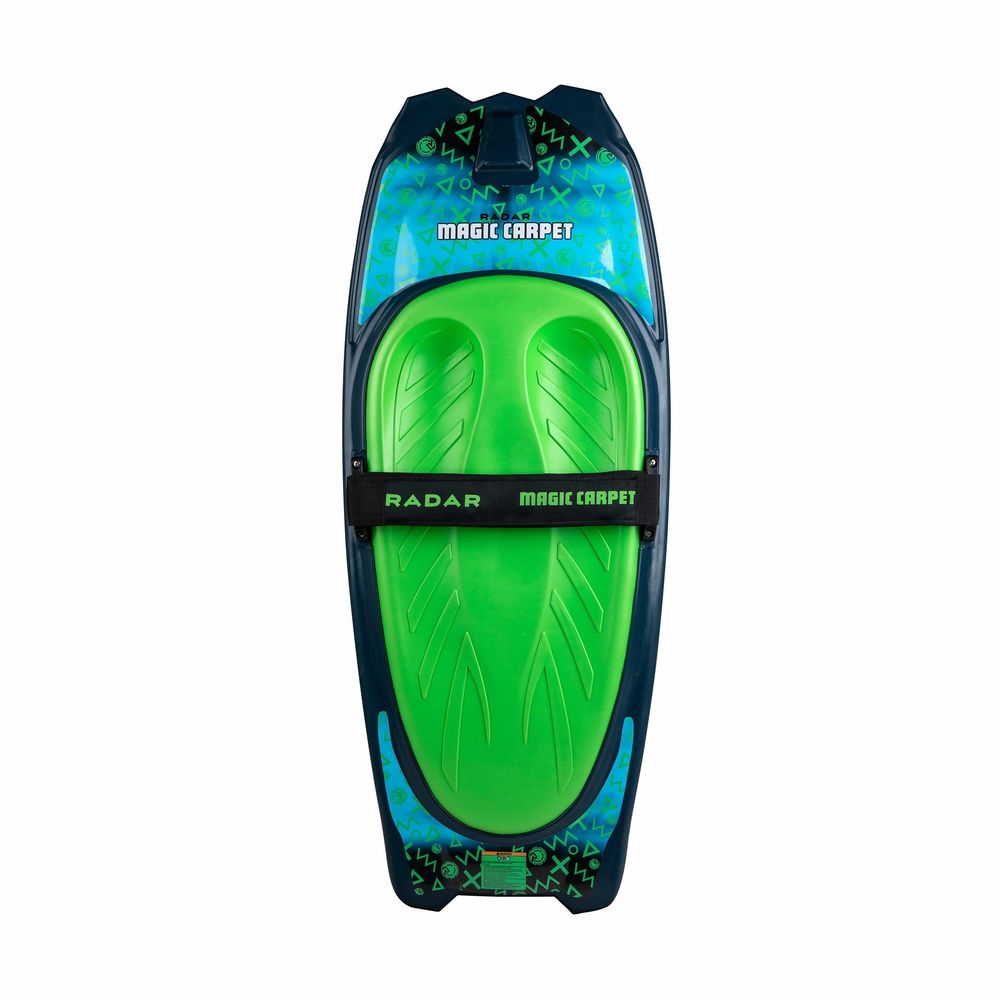 2025 Radar Magic Carpet Kneeboard (Teal/Fluorescent Green) S2AS