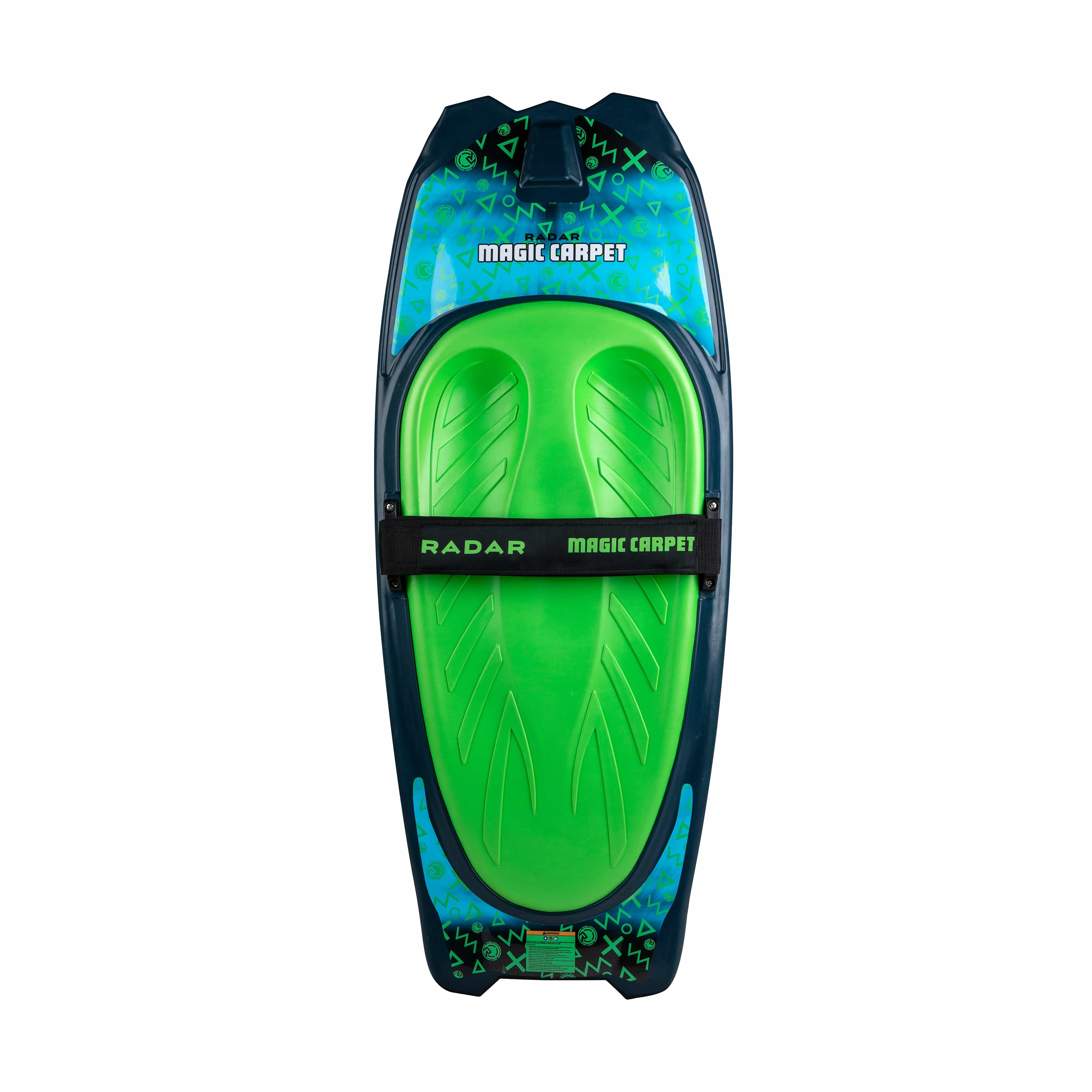 2025 Radar Magic Carpet Kneeboard (Teal/Fluorescent Green) S2AS