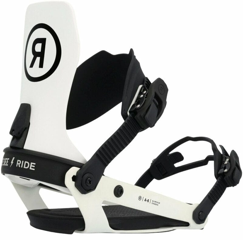 2024 Ride A-6 Snowboard Bindings Lime (See See) S2AS